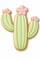 Kawaii Flower Cactus Cookie Cutter & Stamp – Cute Desert Fiesta Cookie Cutter